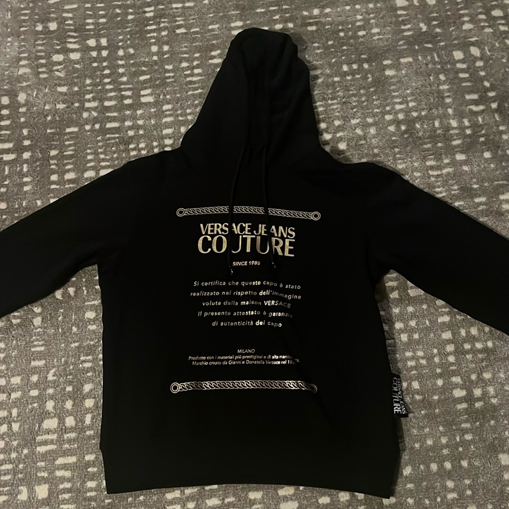 Versace hoodie size Large